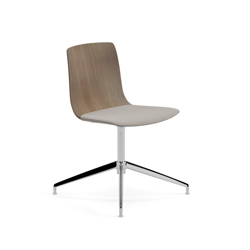 Aava 02 chair on four-legged stem | Arper